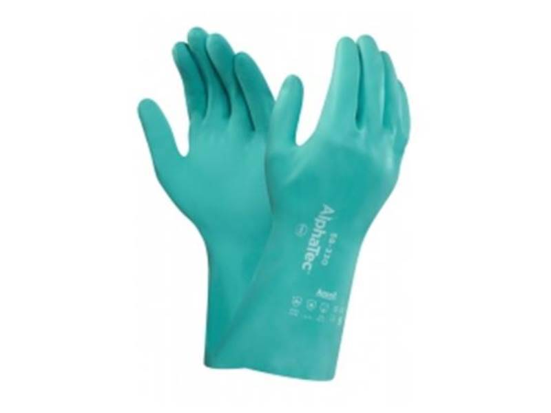 Ansell 58-330 ALPHATEC® Gr.9 Nitrilschaum, grün-blau Schutzhandschuh