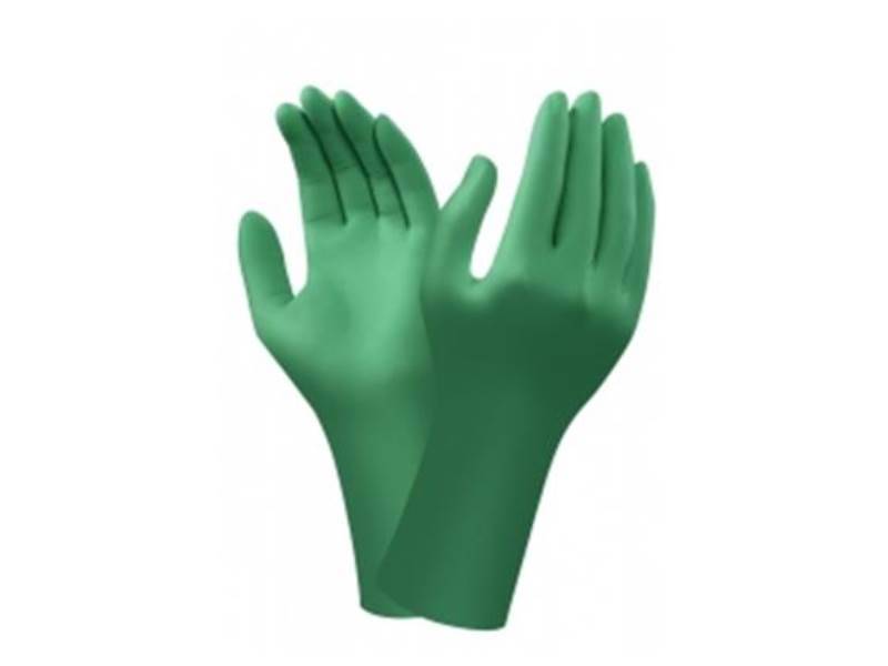 Ansell 73-721 Gr.7,5 DERMASHIELD, unsteril, grün Stulpe Handschuh