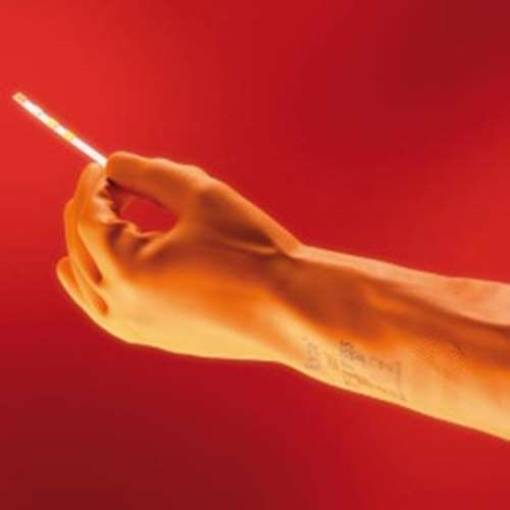 Ansell 87-955 Gr.9,5-10 Latex-Handschuh Extra orange