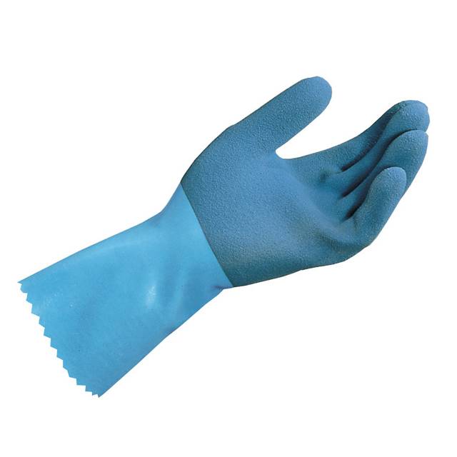 Mapa 301 Jersette Gr.7 Handschuh Naturlatex, blau