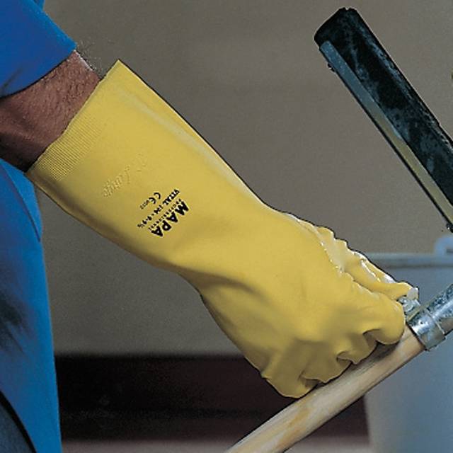 Mapa VITAL 124 Gr.6 Handschuh Naturlatex, gelb