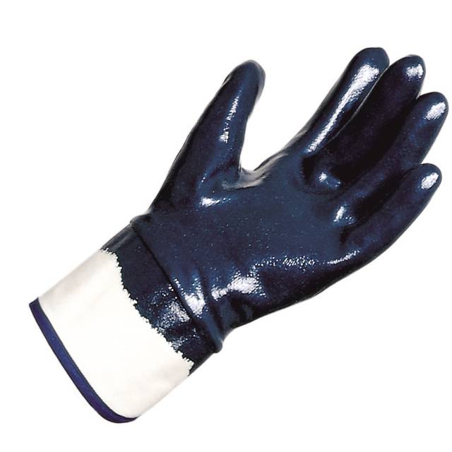 Mapa TITAN 388 Gr.10 Handschuh Nitril, BW, blau-weiß