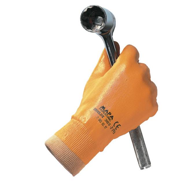 Mapa Titan (ex: DEXILITE) 383 Gr.10 Handschuh Nitril, BW, gelb