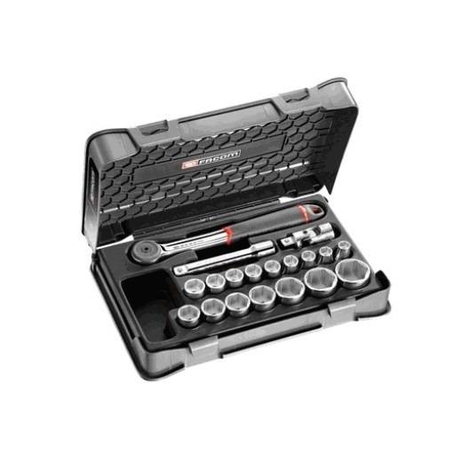 Facom S.161-2P6PB Steckschluessel-Set 1/2 S.161B, 19-tlg