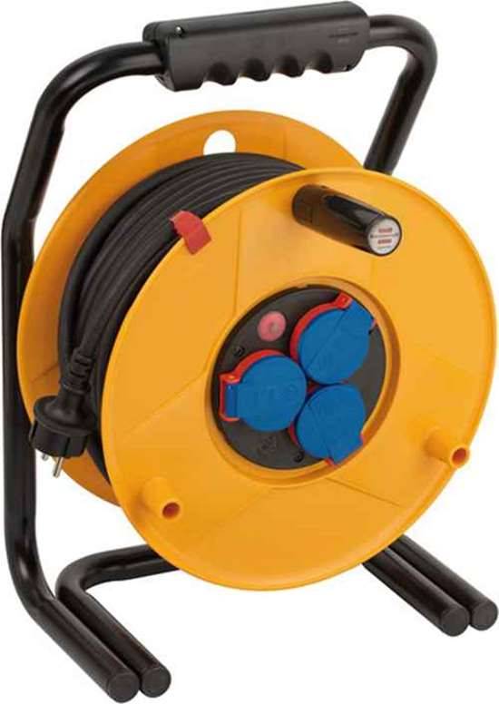 BRENNENSTUHL 1318940 Brobusta IP44 Gewerbe-/Baustellen-Kabeltrommel 40m