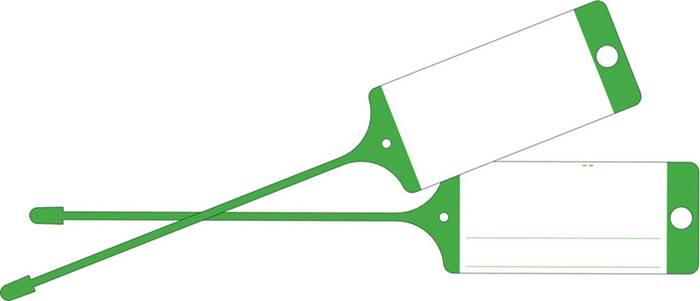 EICHNER 9219-00778 Warenanhänger grün neutral 100St./Karton