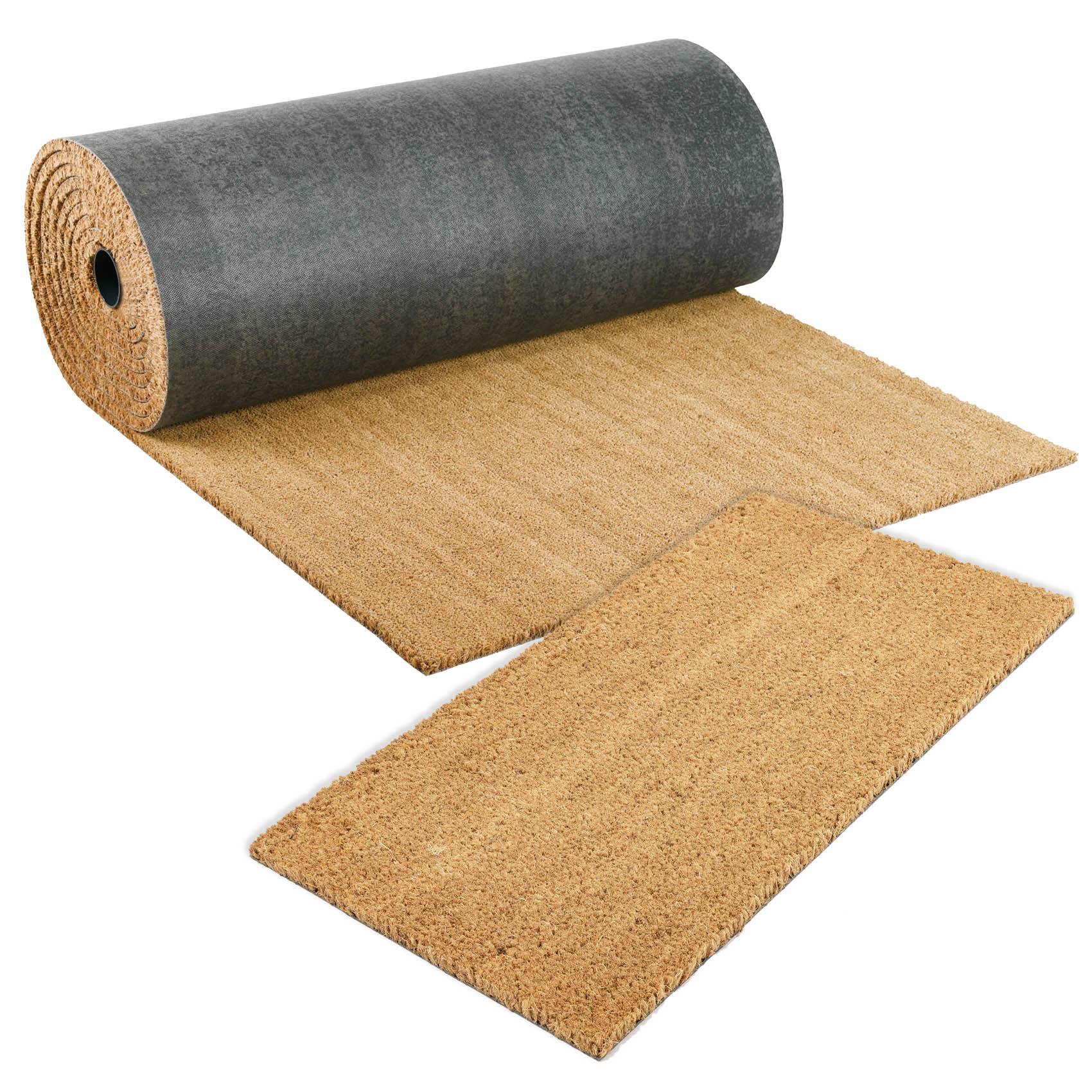 Kokosmatte Eco-Natur Meterware Beige Stärke 20mm 100x210cm