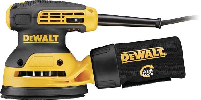 DEWALT DWE6423QS Exzenterschleifer DWE6423 280 W 125 mm 2,6 mm