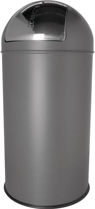 HELIT H2401787 Abfallsammler D.314xH650mm 30 l mittelgrau