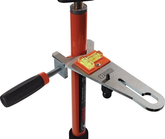 URKO 43005 Laserhalter Rohr-D. 12-32 mm doppelte Gewindeschraube 1/4Zoll und 5/