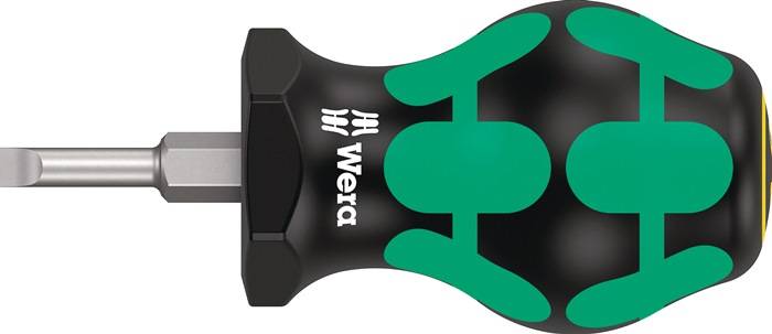WERA 5008841001 Schraubendreher 335 Stubby Schneidenbreite 4 mm Klingenlänge 24,