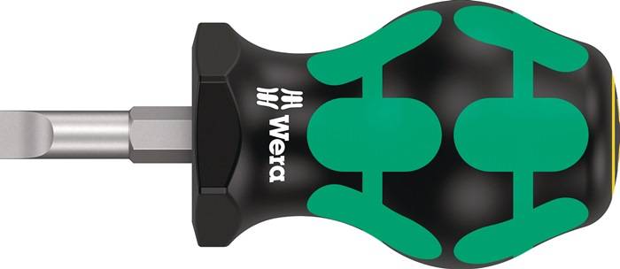 WERA 5008843001 Schraubendreher 335 Stubby Schneidenbreite 6,5 mm Klingenlänge 2