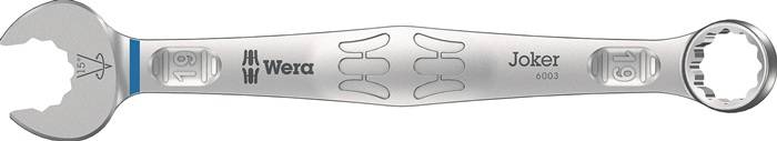 WERA 5020210001 Ringmaulschlüssel 6003 Joker SW 19 mm Länge 230 mm Form A CV-Sta