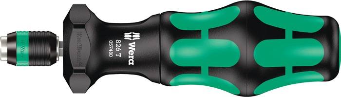 WERA 5057480001 Bithandhalter 826 T Kraftform Turbo 1/4 Zoll mit Schnellwechself