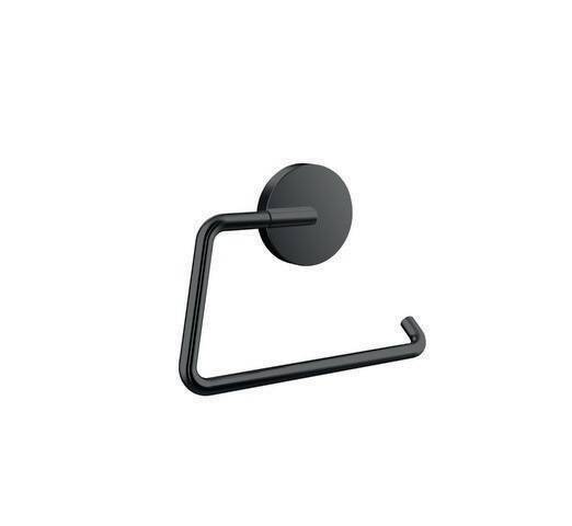 EMCO 430013300 Papierhalter ROUND ohne Deckel, beweglich schwarz schwarz ohne De