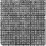 Bodenmatte aus Gummi mit Verbindung Schwarz 90x90cm
