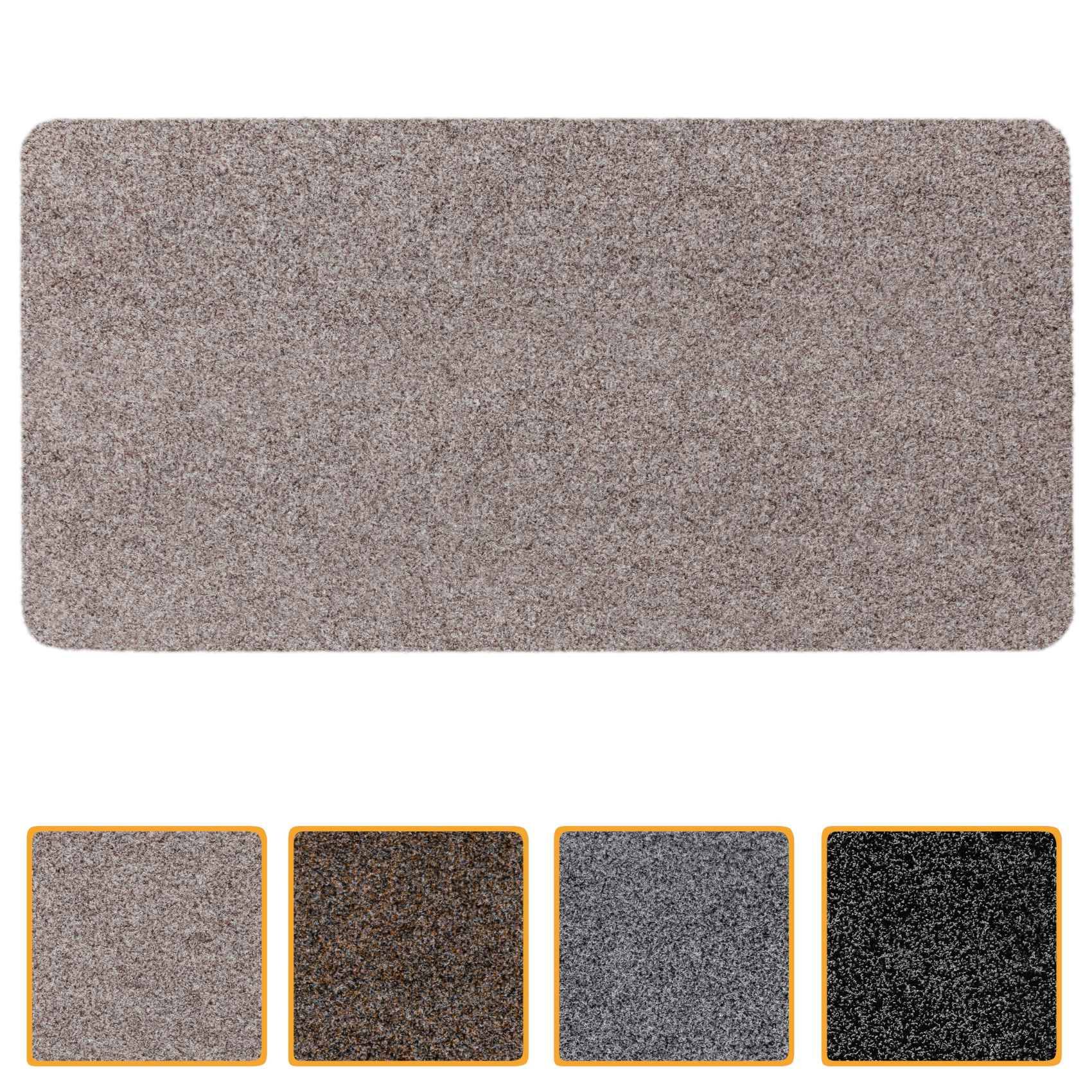 Fußabtreter Schmutzfangmatte Fußmatte Sauberlaufmatte Fußabstreifer Eingang POET 60x180cm Hellbraun