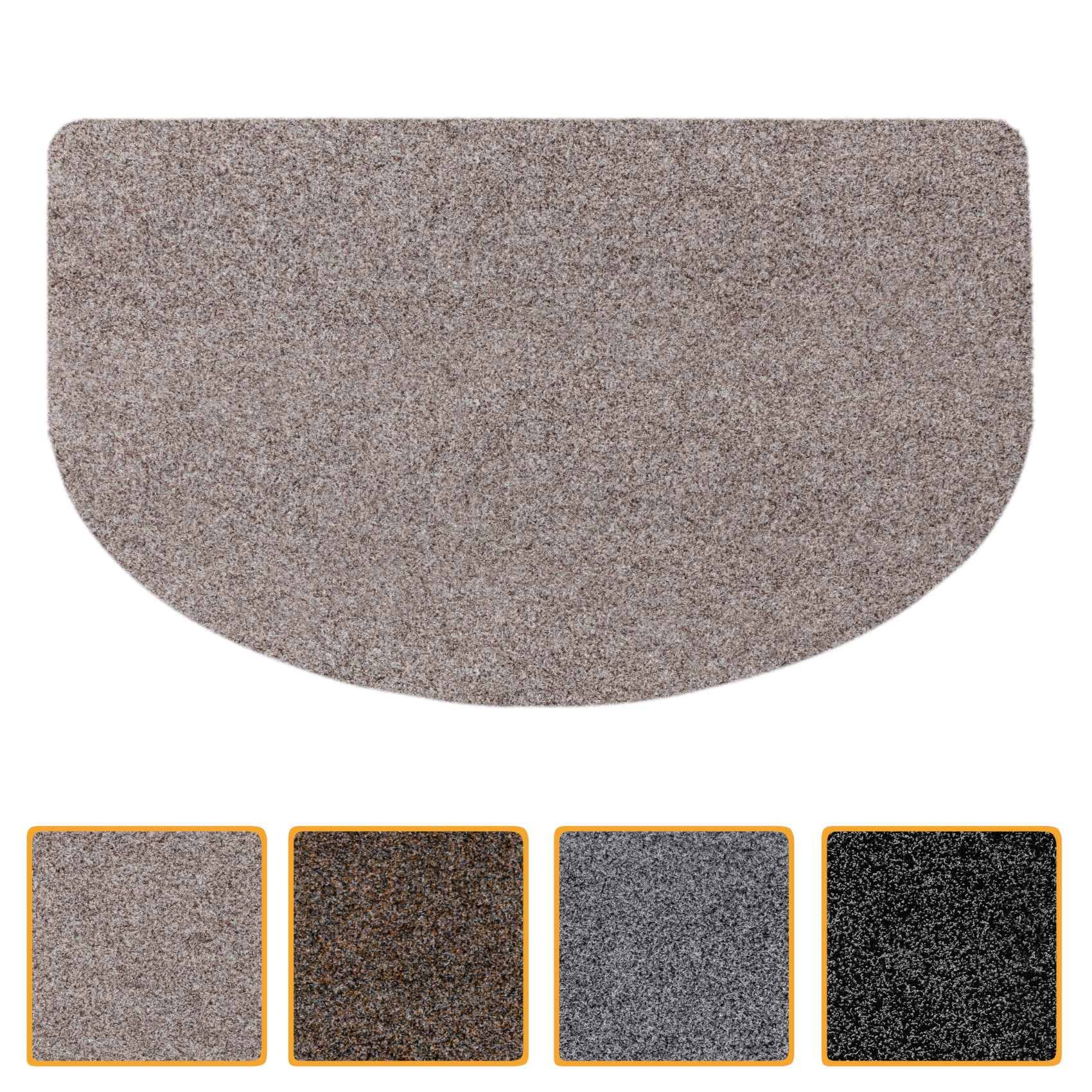 Fußabtreter Schmutzfangmatte Fußmatte Sauberlaufmatte Fußabstreifer Eingang POET 45x75cm Hellbraun