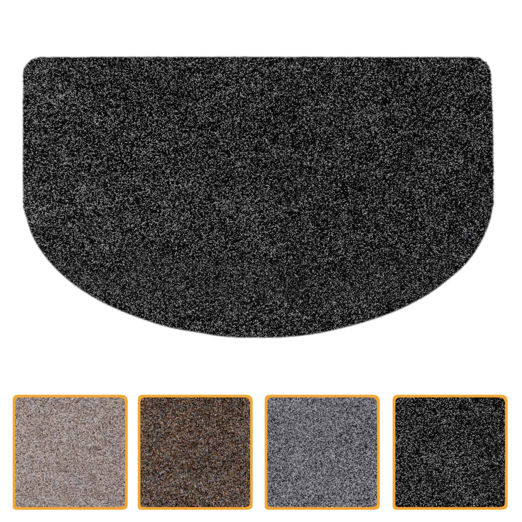 Fußabtreter Schmutzfangmatte Fußmatte Sauberlaufmatte Fußabstreifer Eingang POET 45x75cm Schwarz
