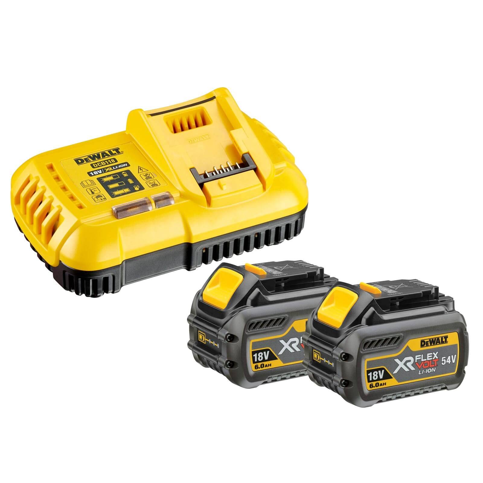 DeWALT Akku-Set DCB118T2-QW FlexVolt 54 V 108 Wh