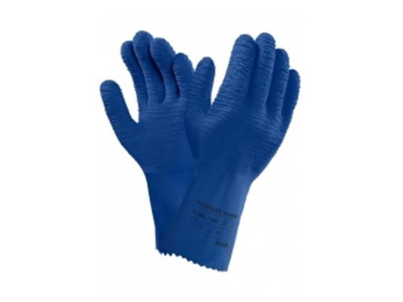 Ansell 62-401 VersaTouch® Gr.11 Latex Schutzhandschuh, Baumwolle blau