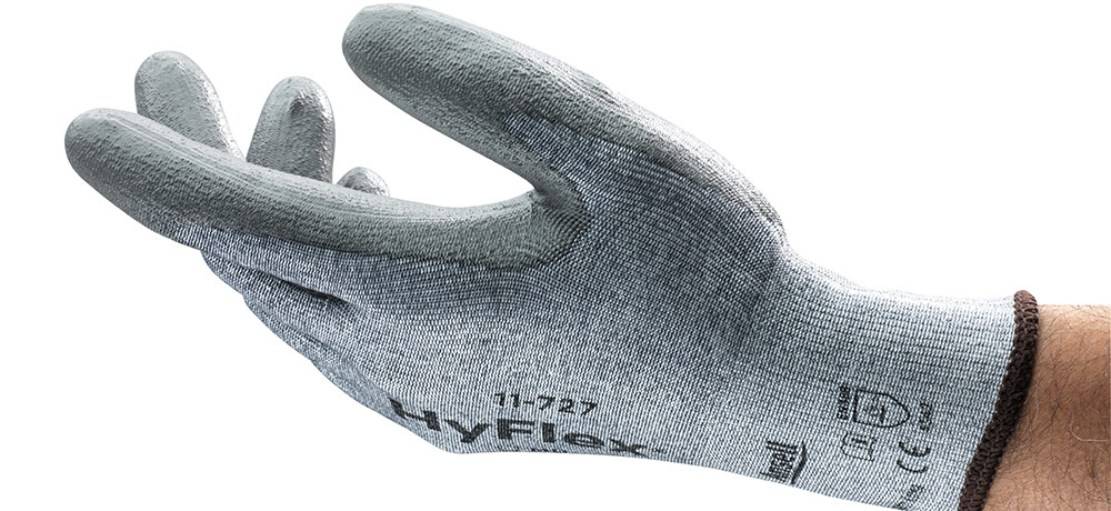 Ansell HyFlex® 11-727 Gr.9 PU-Beschichtung auf INTERCEPT Handschuh