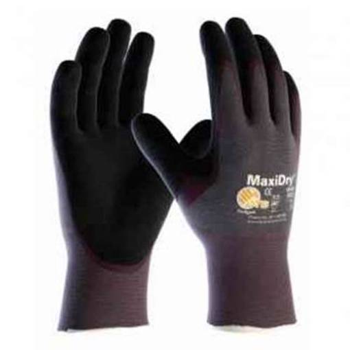 ATG MaxiDry, handflächenbesch. 2371_10 Gr.10 (56-424) Nitril-Strickhandschuhe,