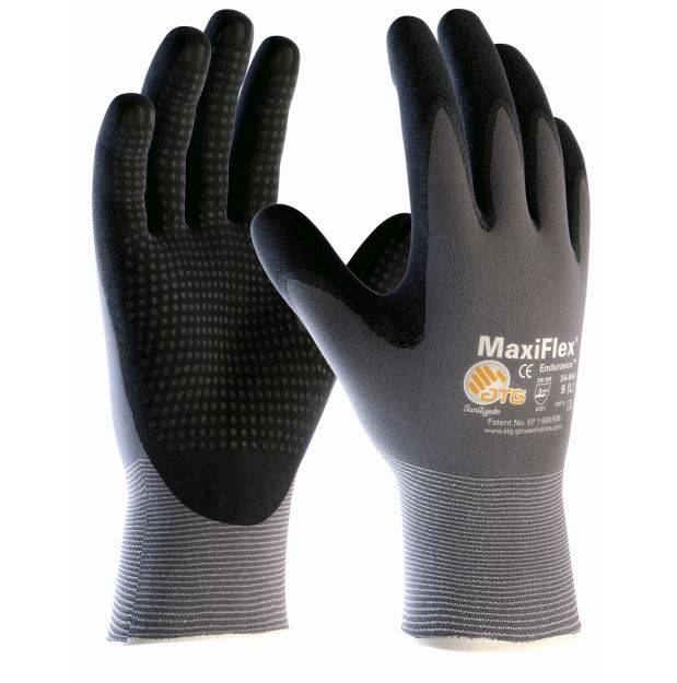 ATG® MaxiFlex Endurance 2442_6 Gr.6 (34-844) Nylon-Strickhandschuhe mit Noppen