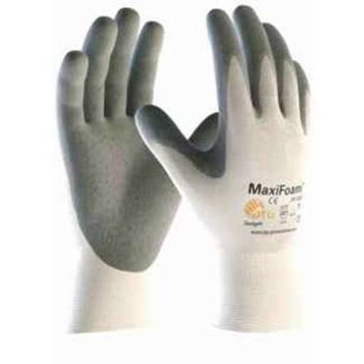 ATG MaxiFoam 2432_10 Gr.10 (34-800) Nylon-Strickhandschuhe, Kat. 2, Nitrilschau