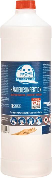 ROBBYROB 2701000000 Hände-Desinfektionsmittel Robbyrob 1 l