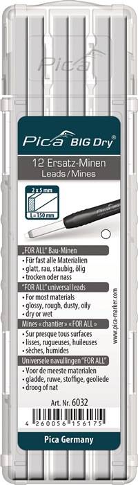 PICA 6032 Minenset Pica BIG-Dry 12x weiß universell