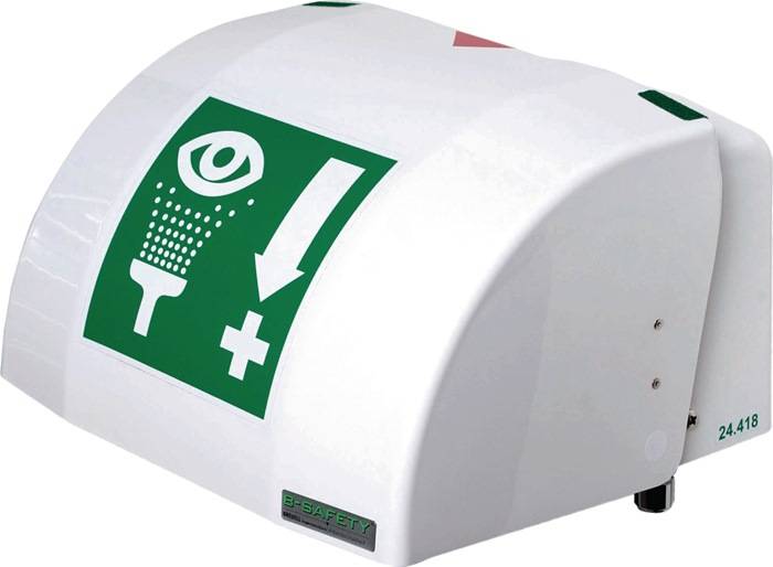 Augendusche PremiumLine m.Auffangbecken+Abdeck.Wm.3/8 AG Zoll B-SAFETY