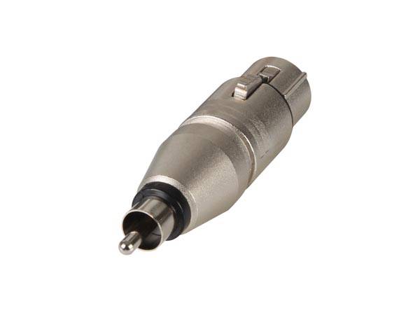 NEUTRIK - 3-POLIGE XLR-WEIBLICH AUF Cinch-/Phono-MÄNNLICH