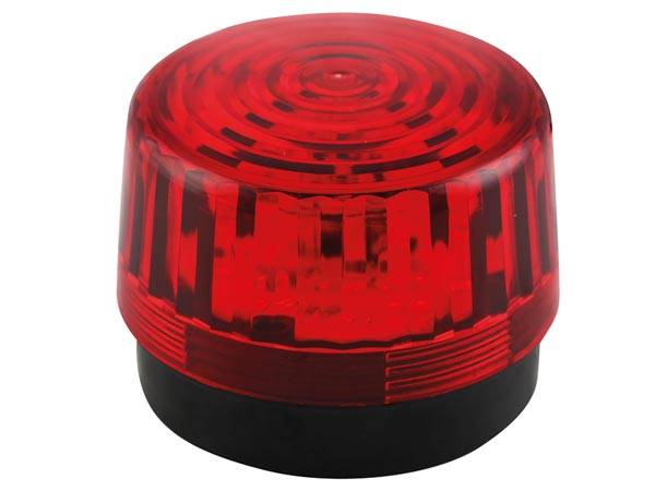 LED-BLITZLICHT - ROT - 12 VDC - ø 100 mm