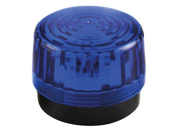 LED-BLITZLICHT - BLAU - 12 VDC - ø 100 mm