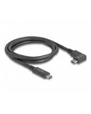 Delock USB-Kabel - 24 pin USB-C (M) zu 24 pin USB-C (M) - gewinkelt - USB 3.2 Ge