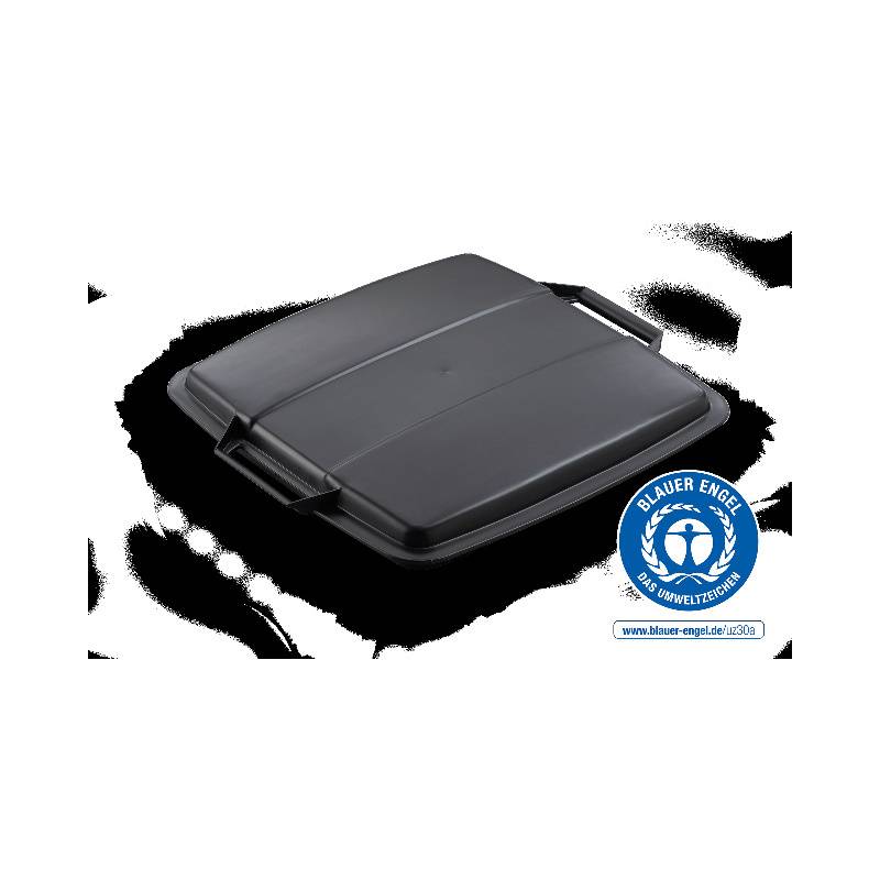 DURABLE Deckel ECO für DURABIN 90, quadratisch, schwarz