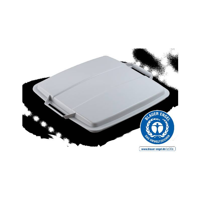 DURABLE Deckel ECO für DURABIN 90, quadratisch, grau