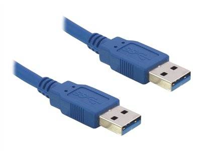 DELOCK USB3.0 Kabel A -> A St/St 1.50m blau Multimedia-Technik USB-Kabel