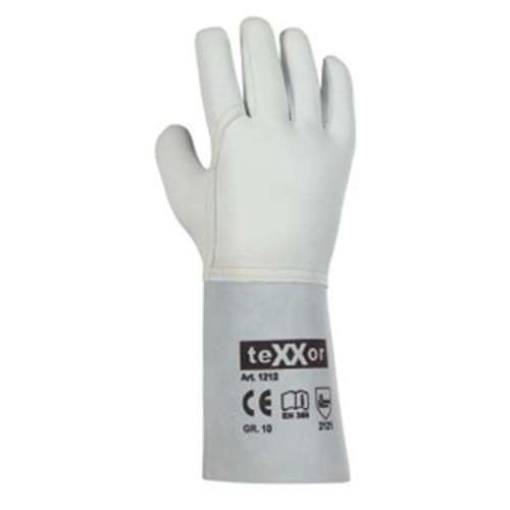 teXXor® Schweißerhandschuh PITOU 1212_10 Gr.10 Kat. 2, Ziegennappaleder