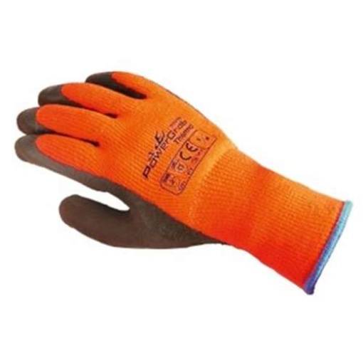 TOWA® Winterhandschuh PowerGrab® Thermo orange/braun Kat.2 EN 388, 2203_11 Gr.11