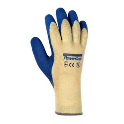 TOWA PowerGrab Baumw.-/Polyester-Strickhandschuhe, Kat. 2, Latex 2208_10 Gr.10