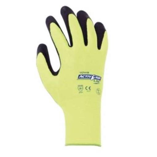TOWA ActivGrip Lite Polyester-Feinstrickhandschuh, Kat.2, Latex 2427_10 Gr.10
