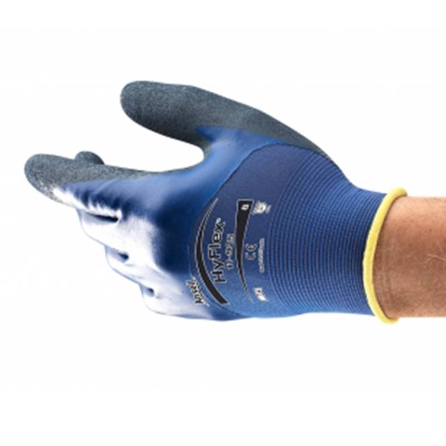 Ansell 11-925 HyFlex® Gr.11 Nylon Getauchter Schutzhandschuh blau