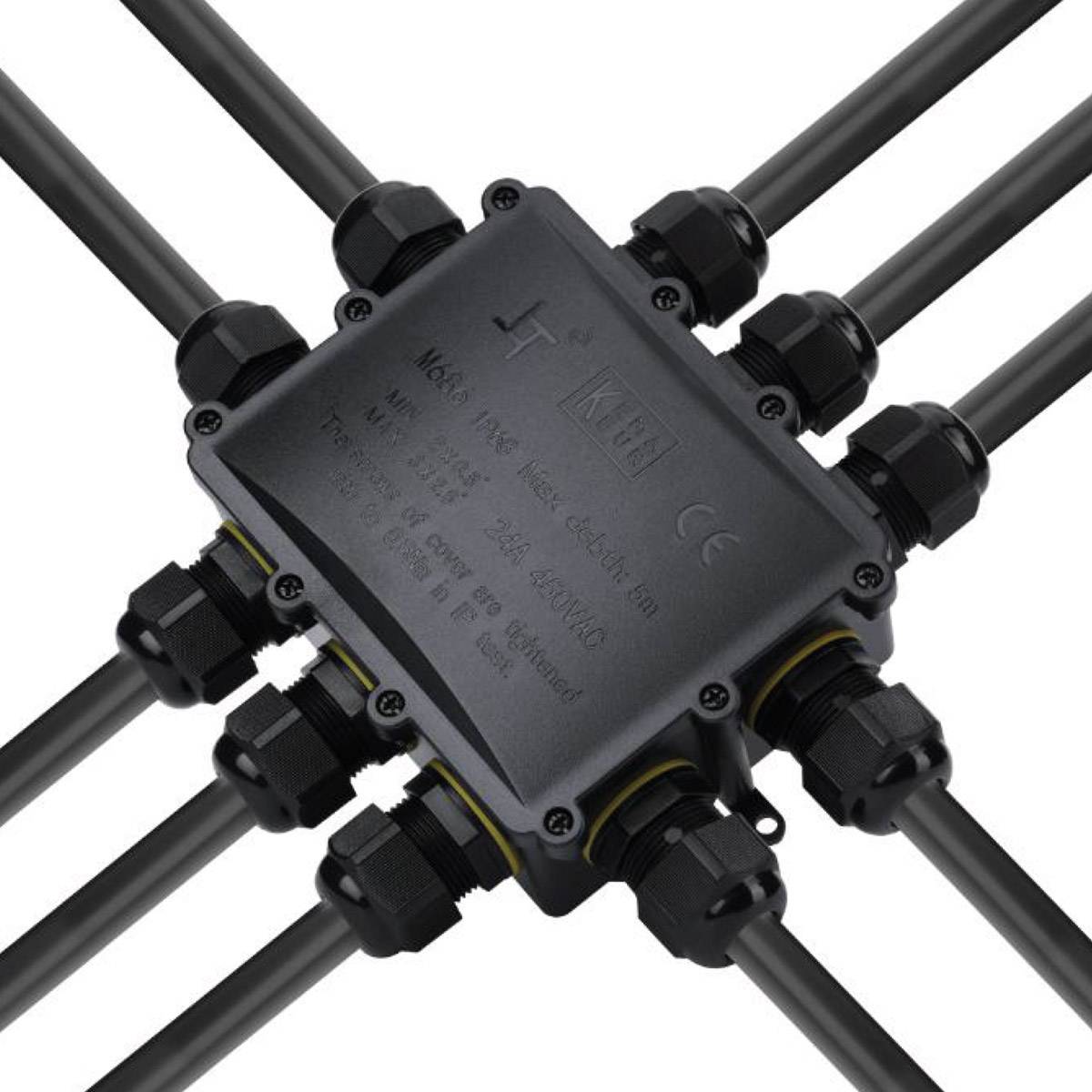 Kabelverbinder Kabeldose Kabelmuffe Verteilerbox Abzweigdose Verbindungsbox IP68 10-Fach