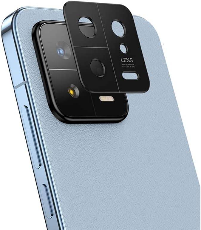 1x Kamera 9H Panzerhartglas für Xiaomi 13 Pro 3D KLAR Schwarzes ECHTES TEMPERED Panzerglas Kameraglas Kamerhartglas Kameraschutzglas Schutzglas