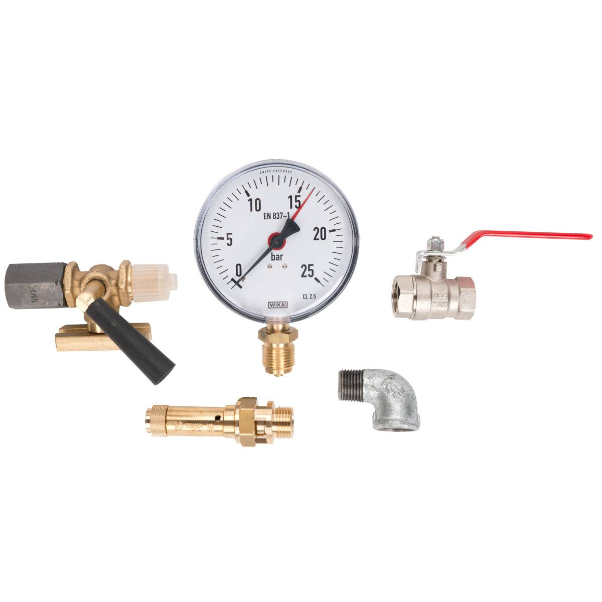 Aircraft 2500611 Grundarmaturensatz Grundarmaturensatz 1/2'' bis 750 l, 11 bar