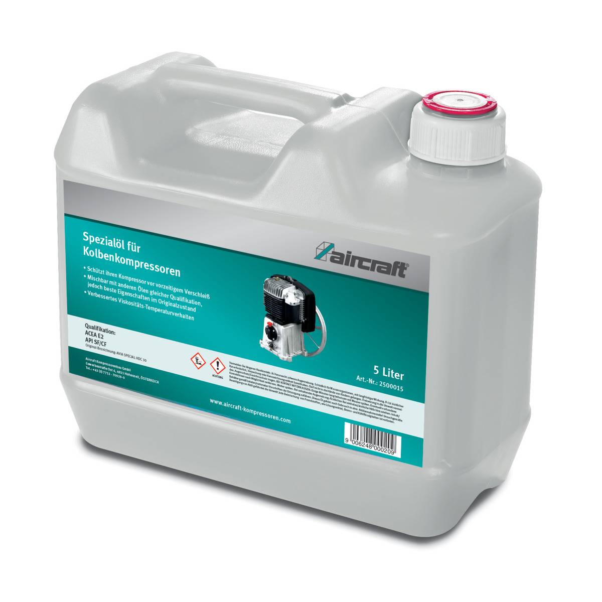 AIRCRAFT 2500015 Mineralöl 20W-30, 5 l Kanister