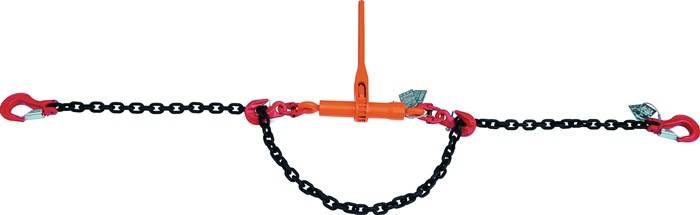 DOLEZYCH 19406302-3,5 Zurrspannkette DORA 2-teilig Güteklasse 8 3,5 m Stärke 10