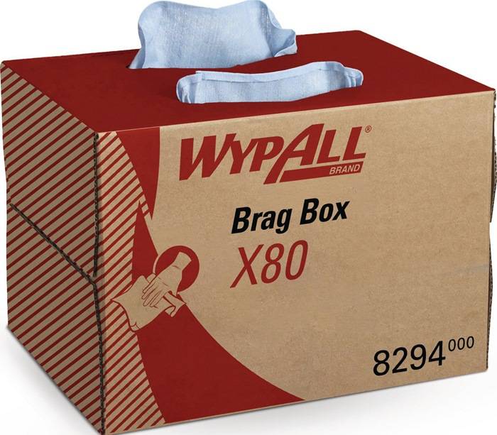 WYPALL 8294 Wischtuch WypAll® X80 8294 L427xB282ca. mm blau 1-lagig